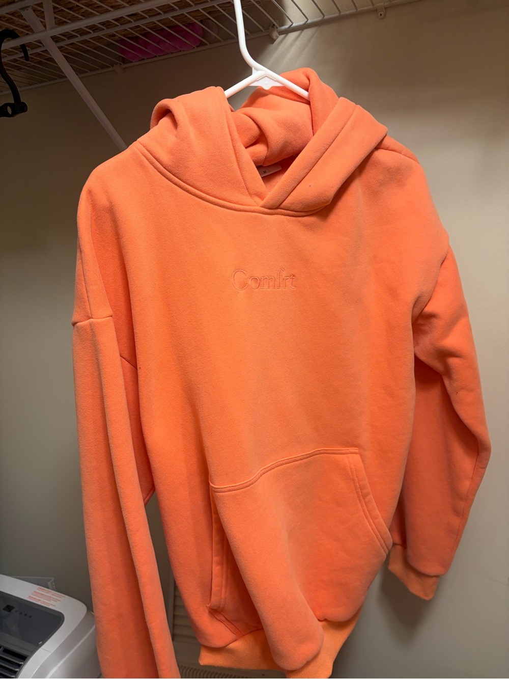 Orange Comfrt Hoodie Sweatshirt - Picture 1 of 2